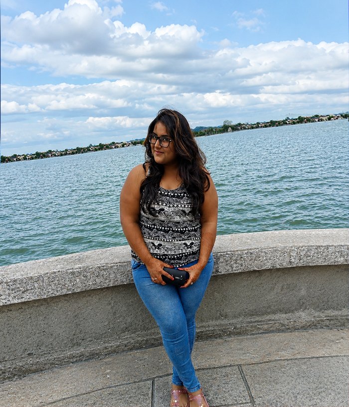 Richa's before her transformation journey — struggling with weight and energy